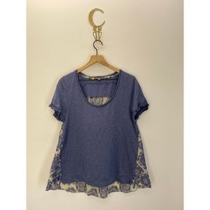 Anthropologic Scoop Neck Short Sleeve Tees Tops L